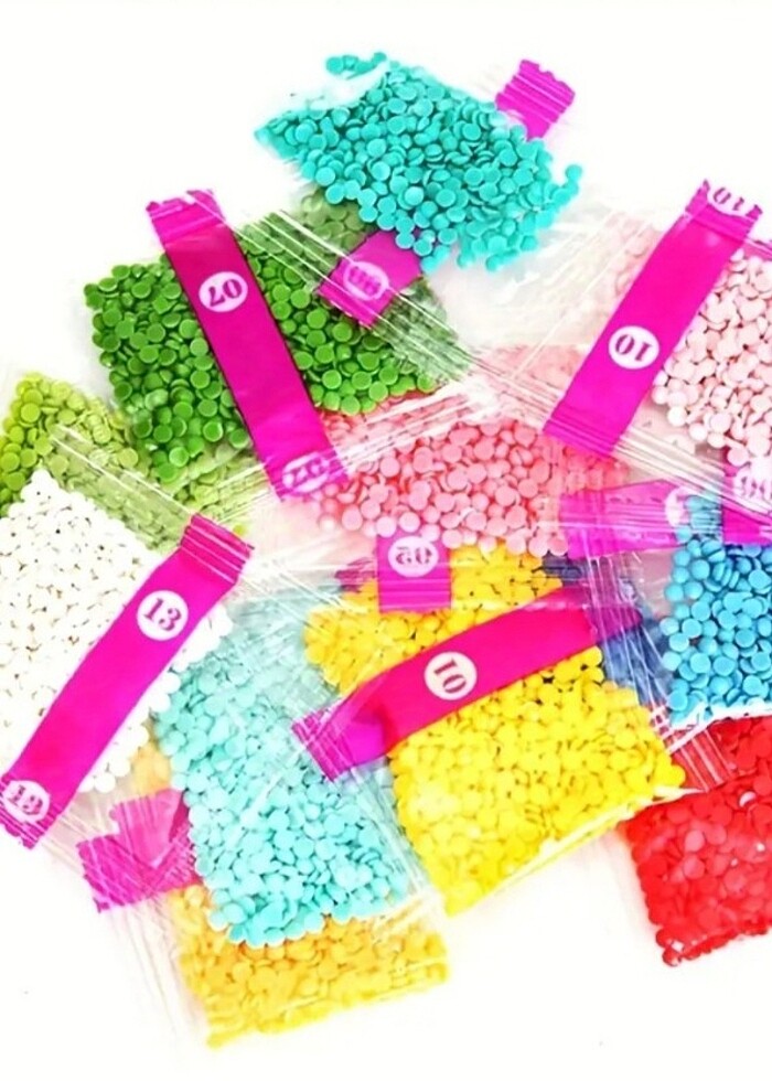 Büyük boy elmas boyama seti - Görsel 3