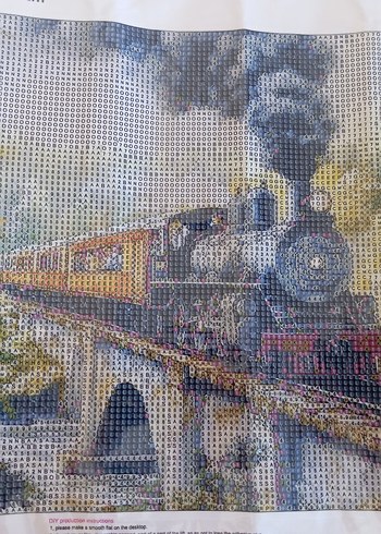 Büyük boy elmas boyama seti - Görsel 3