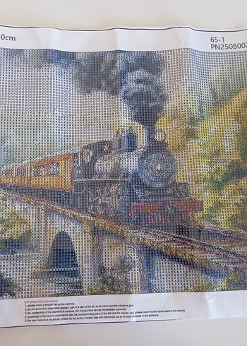 Büyük boy elmas boyama seti - Görsel 2