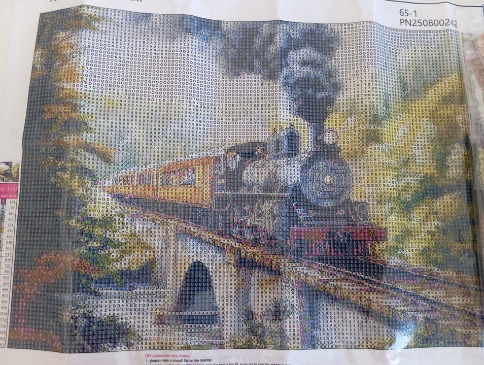 Büyük boy elmas boyama seti - Görsel 3