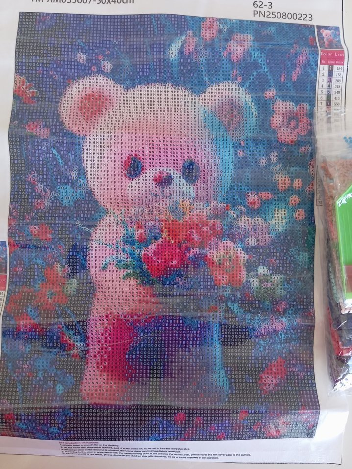 Büyük boy elmas boyama seti - Görsel 3