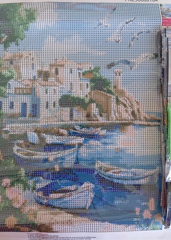 Büyük boy elmas boyama seti - Görsel 3