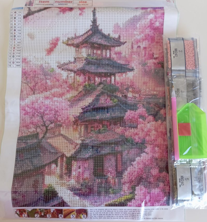 Büyük boy elmas boyama seti - Görsel 2