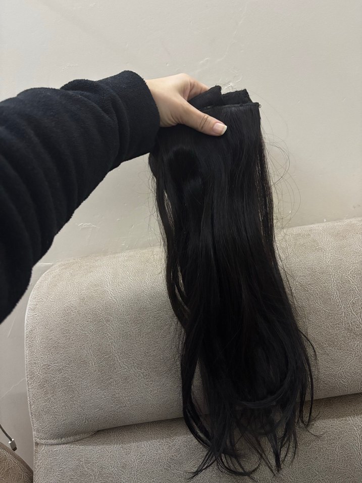 8 adet gerçek saç - Görsel 3