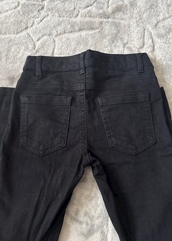 5 Yaş Beden siyah Renk Erkek Çocuk Siyah Denim Pantolon