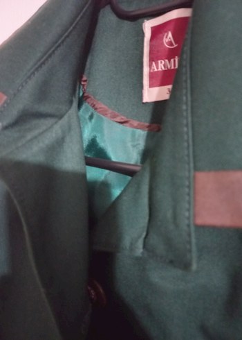 s Beden Arnime düğmeli Koyu Yeşil