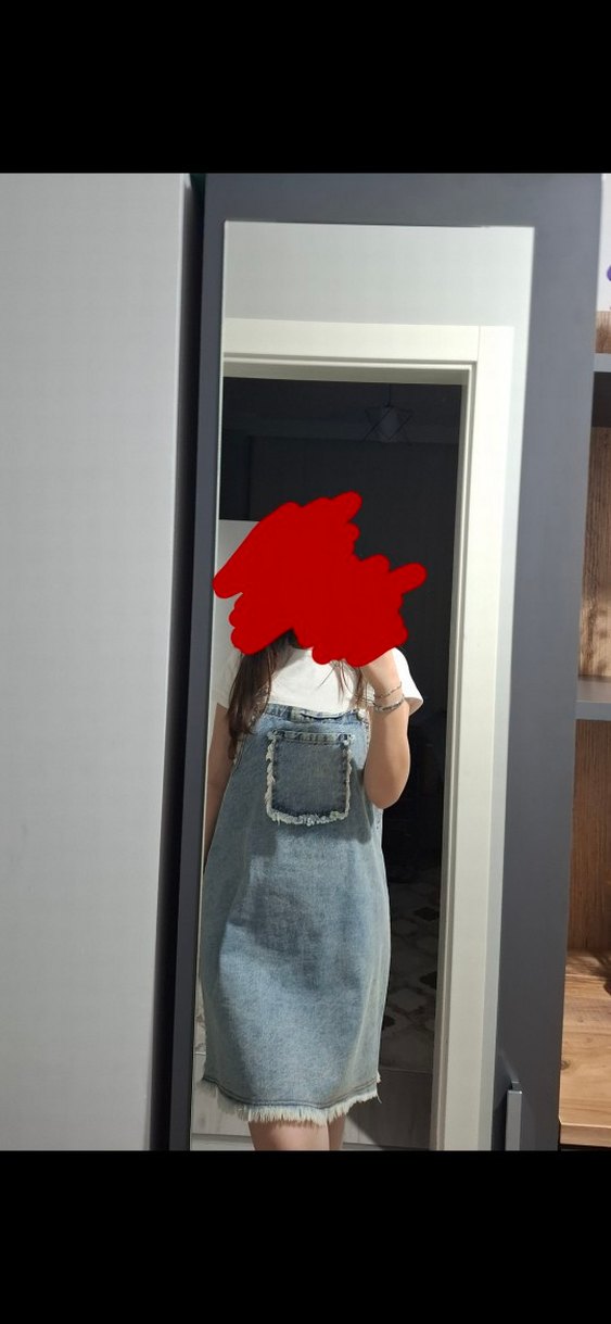 salopet elbise s beden - Görsel 2