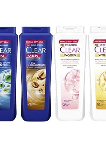 Clear şampuan 