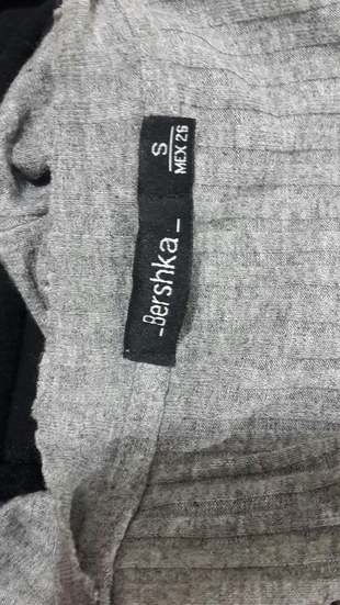 s Beden gri Renk T-shirt bershka 