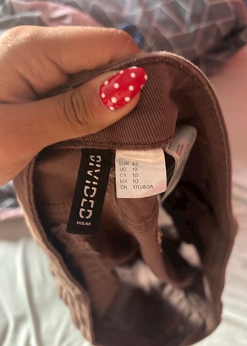 H&M Kahverengi Kadın Mikro Şort