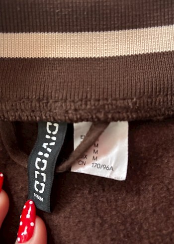 H&M Kadın Kahverengi Düğmeli Spor Ceket