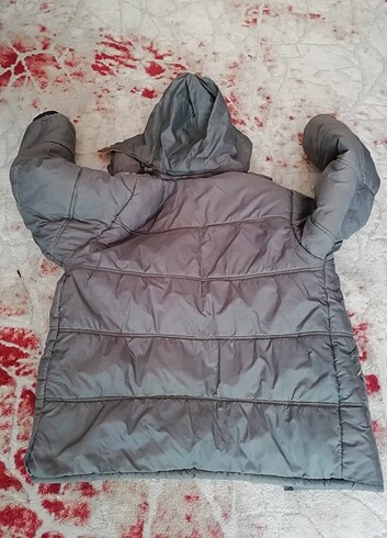 11-12 Yaş Beden gri Renk Mont