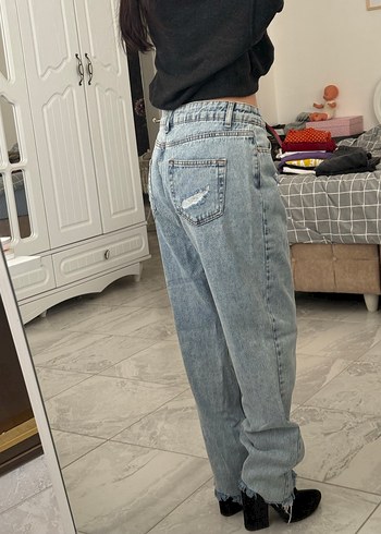 m Beden mavi Renk Mavi Bol Kesim Baggy