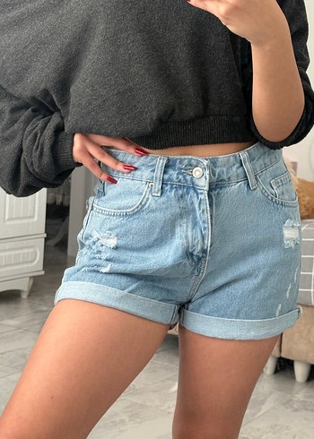 s Beden Addax Kadın Denim Mini Şort