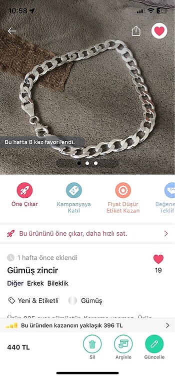 Gümüş zincir