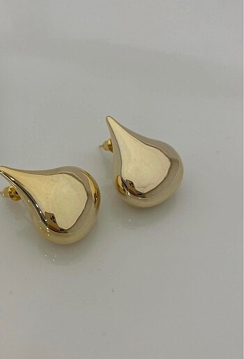 Diğer Damla Gold Küpe