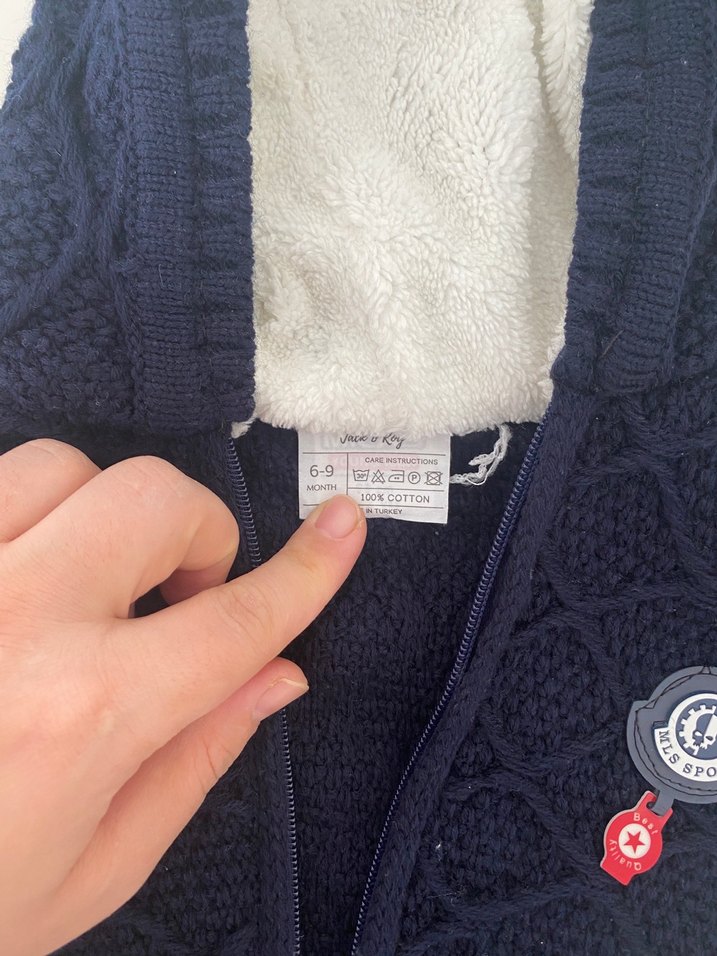 Kapüşonlu Örgü Hırka - Görsel 4