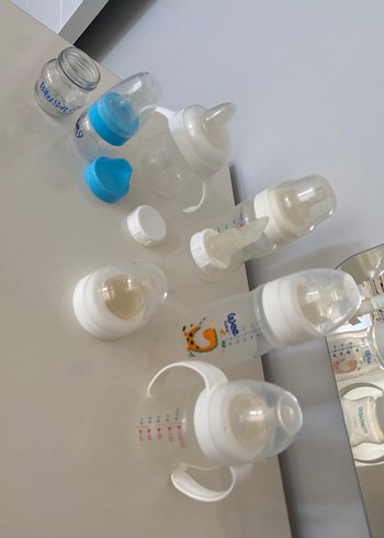 Beyaz Bebek Biberon Seti ve Kurutucu - Görsel 10