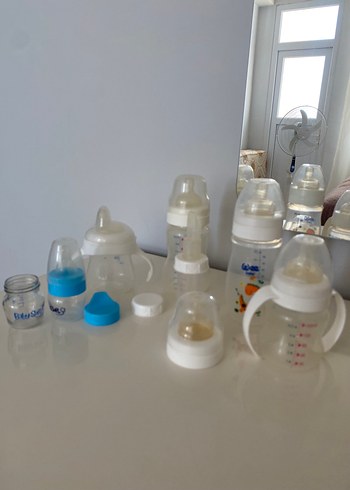 Beyaz Bebek Biberon Seti ve Kurutucu - Görsel 12