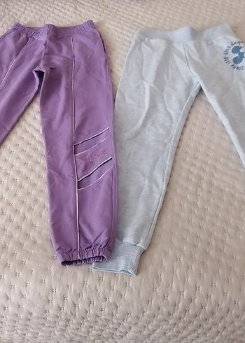 Kızlar için Mor Rahat Eşofman Altı