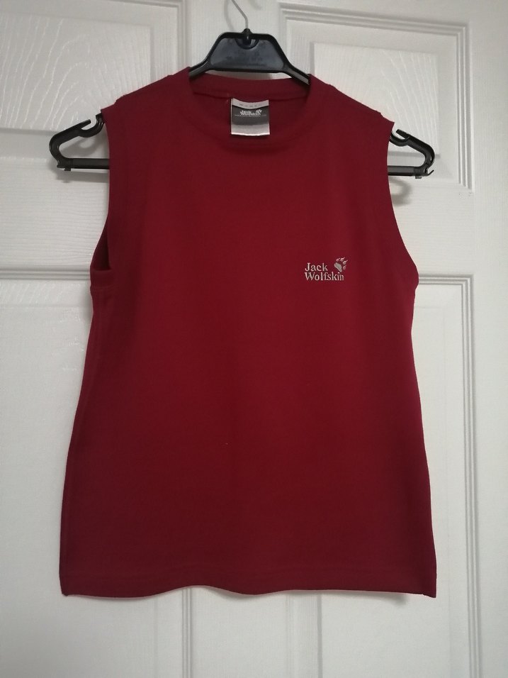 Bordo Çocuk Atlet Jack Wolfskin - Görsel 2