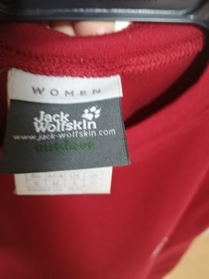 Bordo Çocuk Atlet Jack Wolfskin - Görsel 4