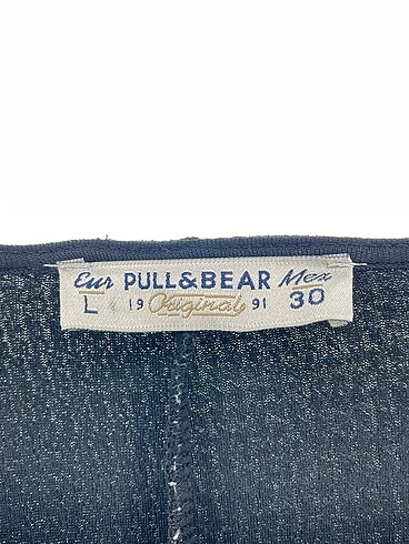 l Beden siyah Renk Pull and Bear Kısa Elbise %70 İndirimli.