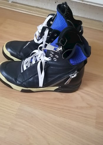 Erkek Spor Ayakkabı Bağcığı Beyaz - Görsel 3