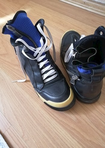 Erkek Spor Ayakkabı Bağcığı Beyaz - Görsel 9