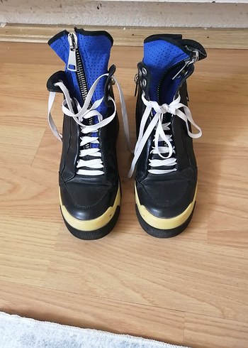 Erkek Spor Ayakkabı Bağcığı Beyaz - Görsel 2