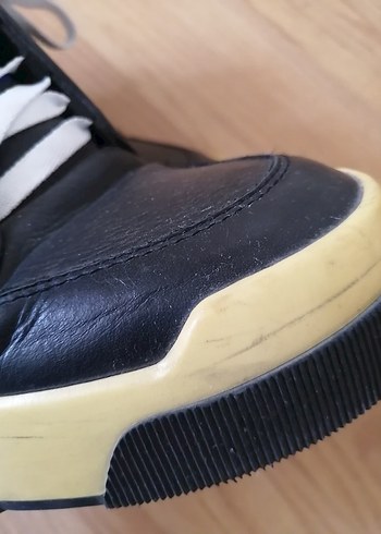 Erkek Spor Ayakkabı Bağcığı Beyaz - Görsel 5