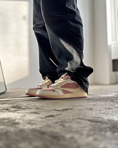 37 Beden pembe Renk Air Jordan 1 Low OG SP ?Travis Scott Pink?