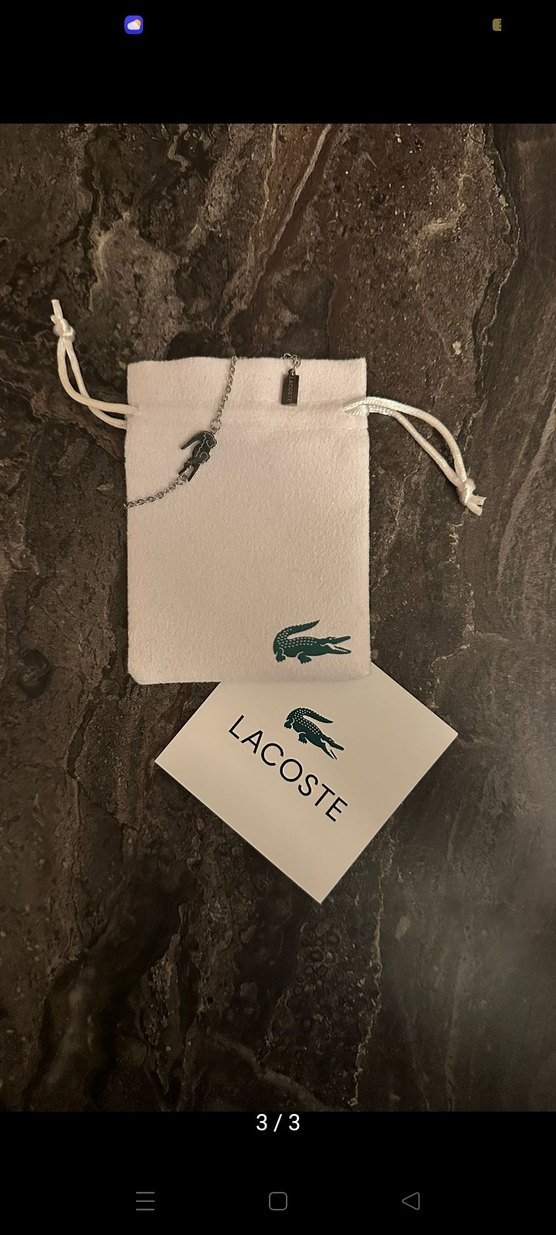 Lacoste Beyaz Kadın Bileklik gümüş - Görsel 3