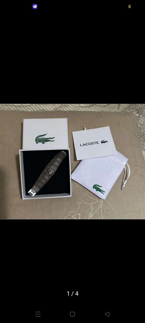 Lacoste Erkek Gri Bileklik - Görsel 2