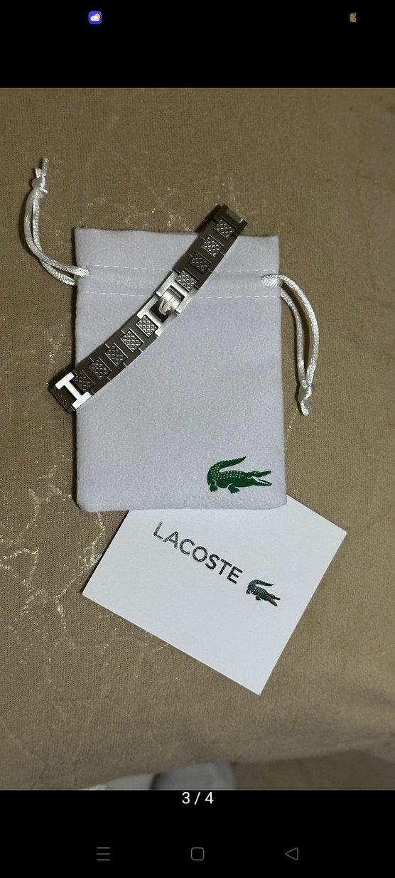 Lacoste Erkek Gri Bileklik - Görsel 4
