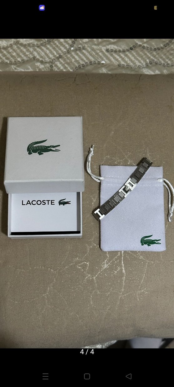 Lacoste Erkek Gri Bileklik - Görsel 5