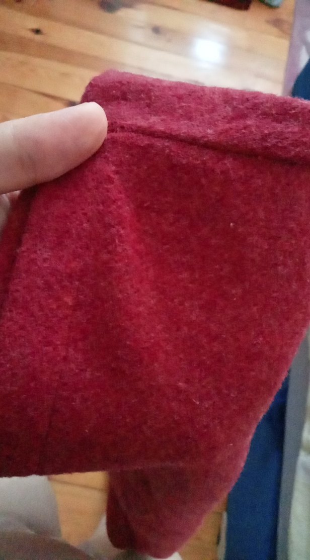 Kırmızı Mini Etek Yırtmaç Detaylı - Görsel 4