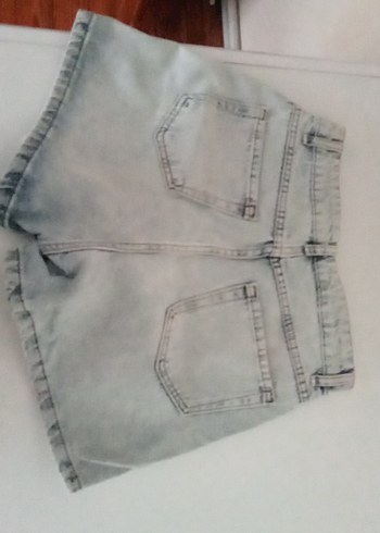 Bershka açık mavi Kadın Mini Denim Şort