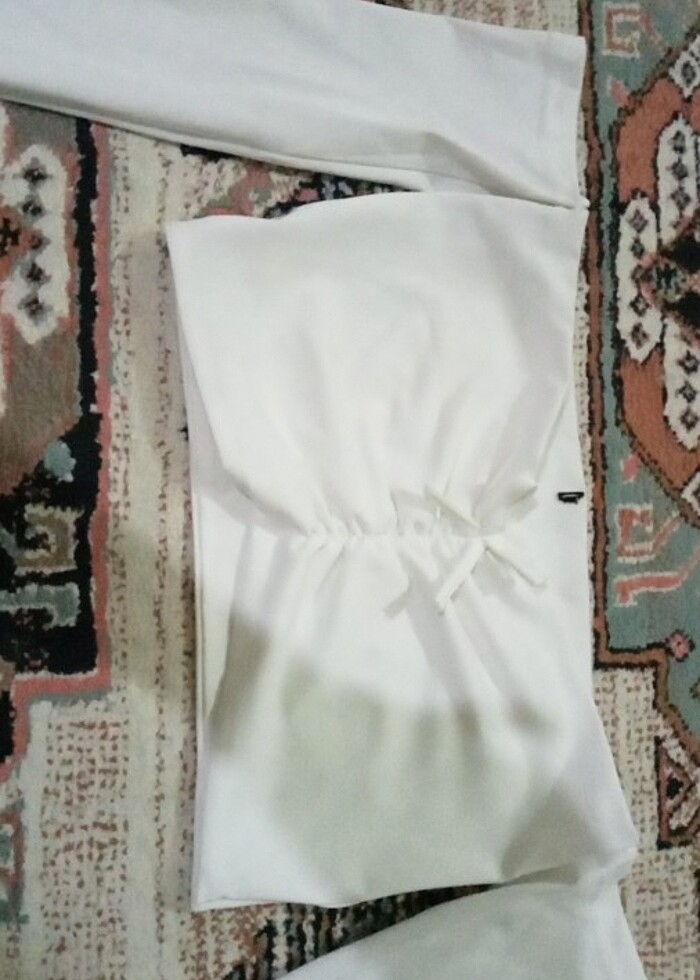 Beyaz mini üst - Görsel 2