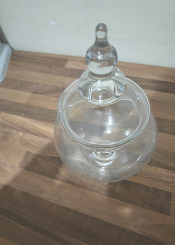 Cam Renkli Cleopatra Cam Sunumluk / kurabiyelik 32 cm - Görsel 3