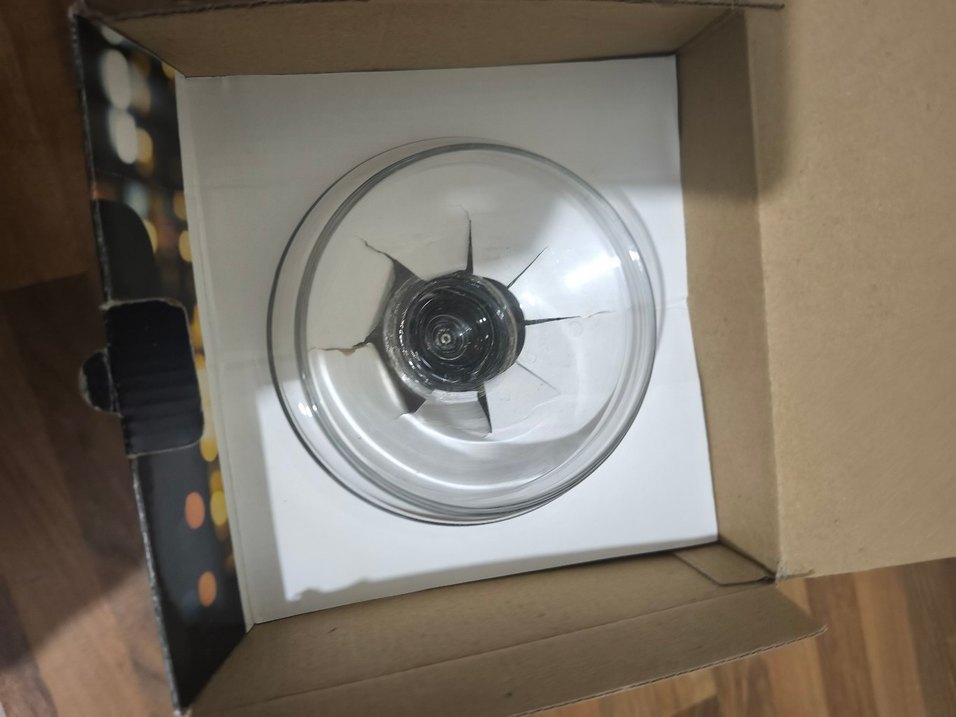 Cam Renkli Cleopatra Cam Sunumluk / kurabiyelik 32 cm - Görsel 2