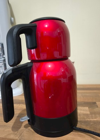 Korkmaz Kırmızı Renkli Çay Makinesi - Görsel 3