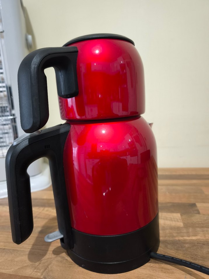 Korkmaz Kırmızı Renkli Çay Makinesi - Görsel 3