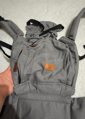 Gri Bebek Taşıyıcı Kanguru - Görsel 3