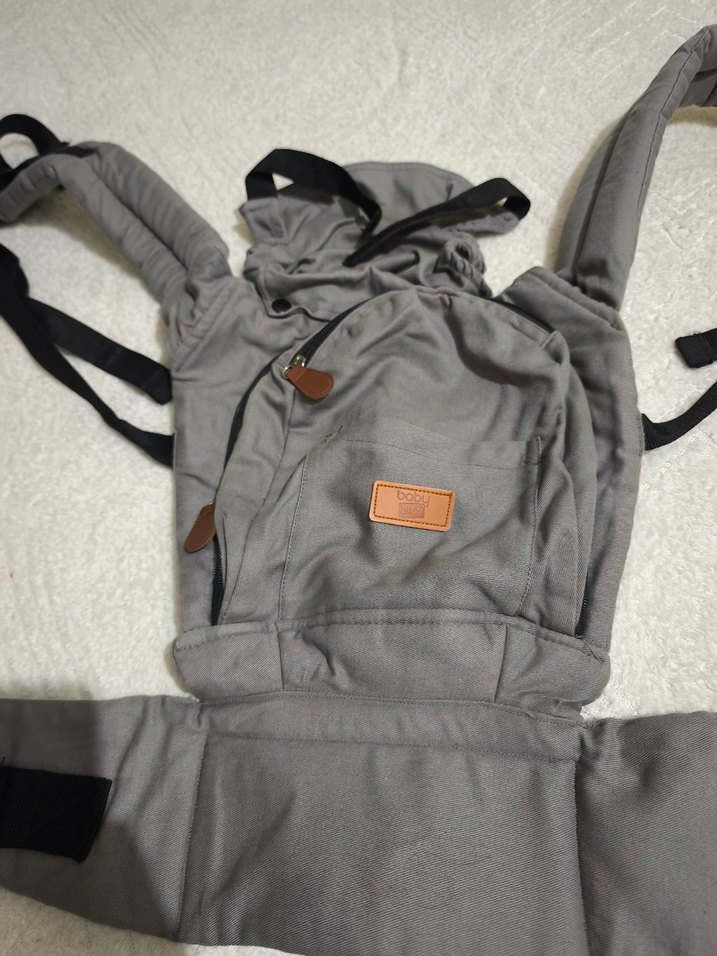 Gri Bebek Taşıyıcı Kanguru - Görsel 2