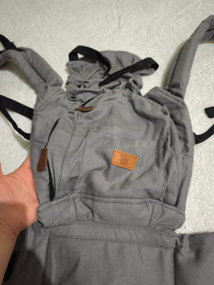 Gri Bebek Taşıyıcı Kanguru - Görsel 3