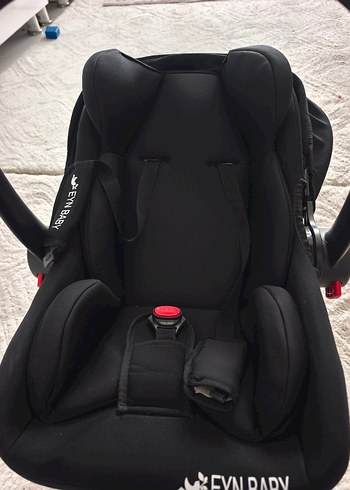 Siyah Bebek Araba Koltuğu puset - Görsel 5