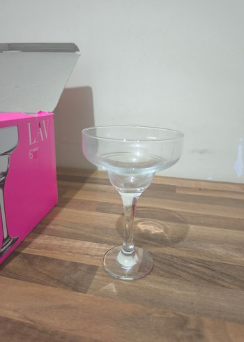 LAV Misket 6'lı Beyaz Kadeh Seti - Görsel 4