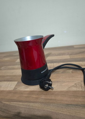 Kırmızı Elektrikli Türk Kahvesi Cezvesi - Görsel 2