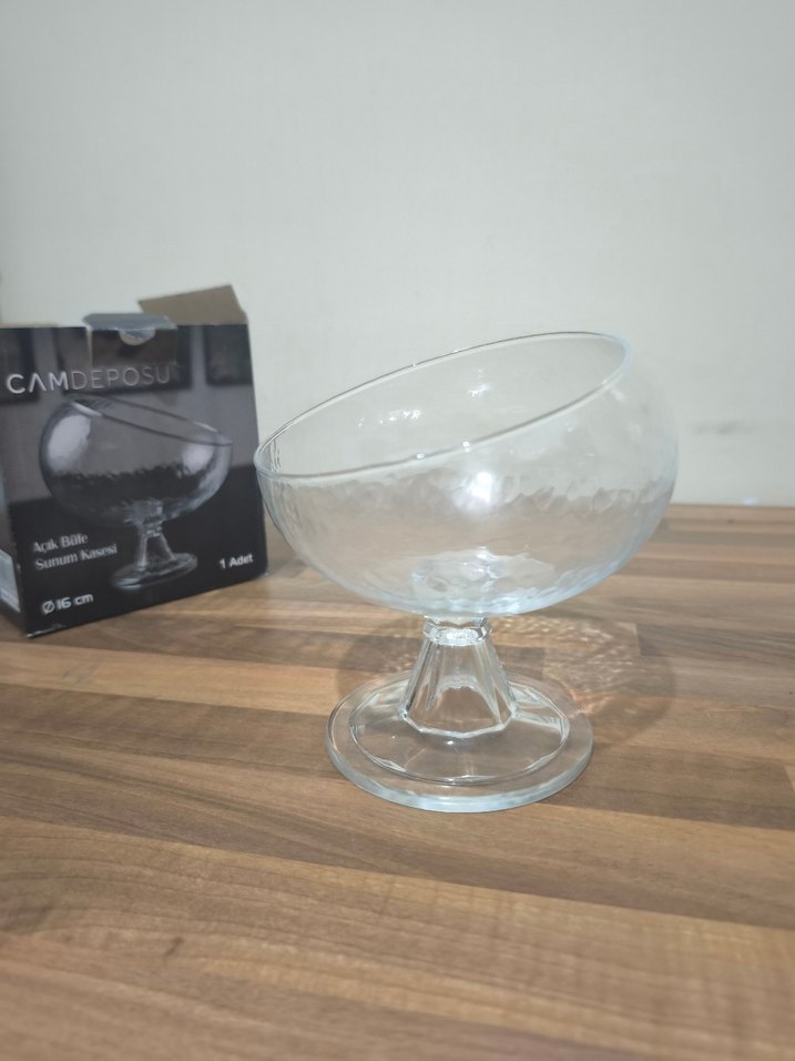 Camdeposu 16 cm Siyah Sunum Kasesi - Görsel 2